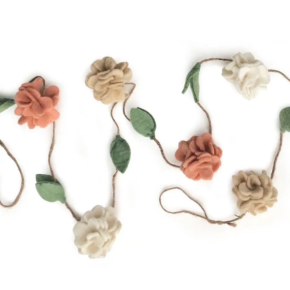 Felt Flower Garland