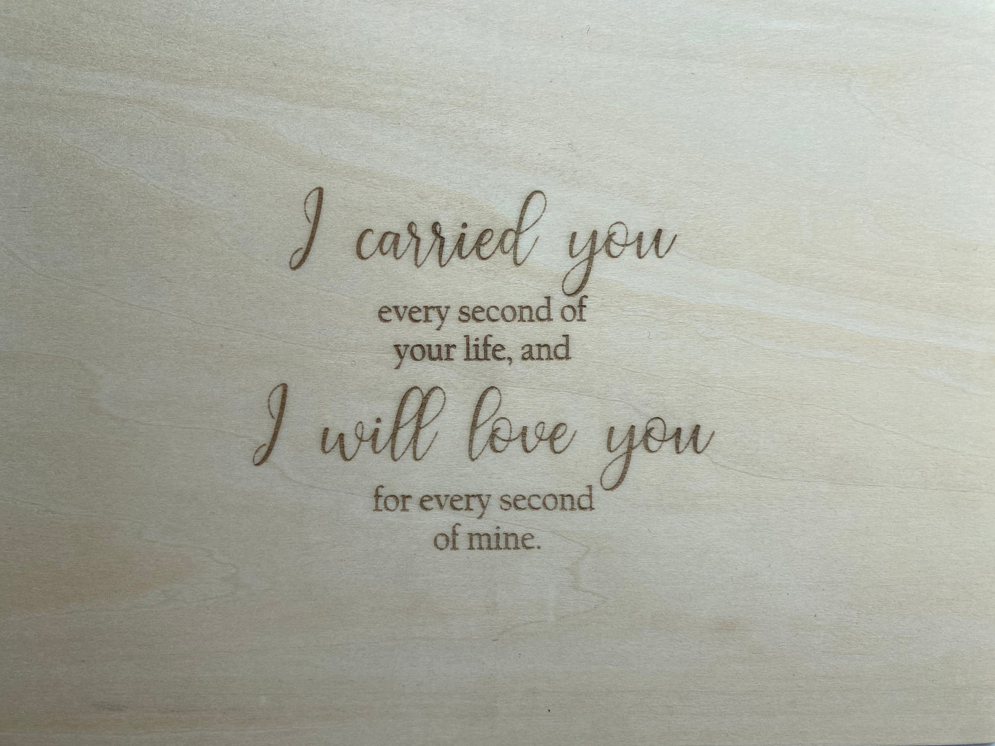 Wooden Memory Boxes to Honour Pregnancy & Baby Loss
