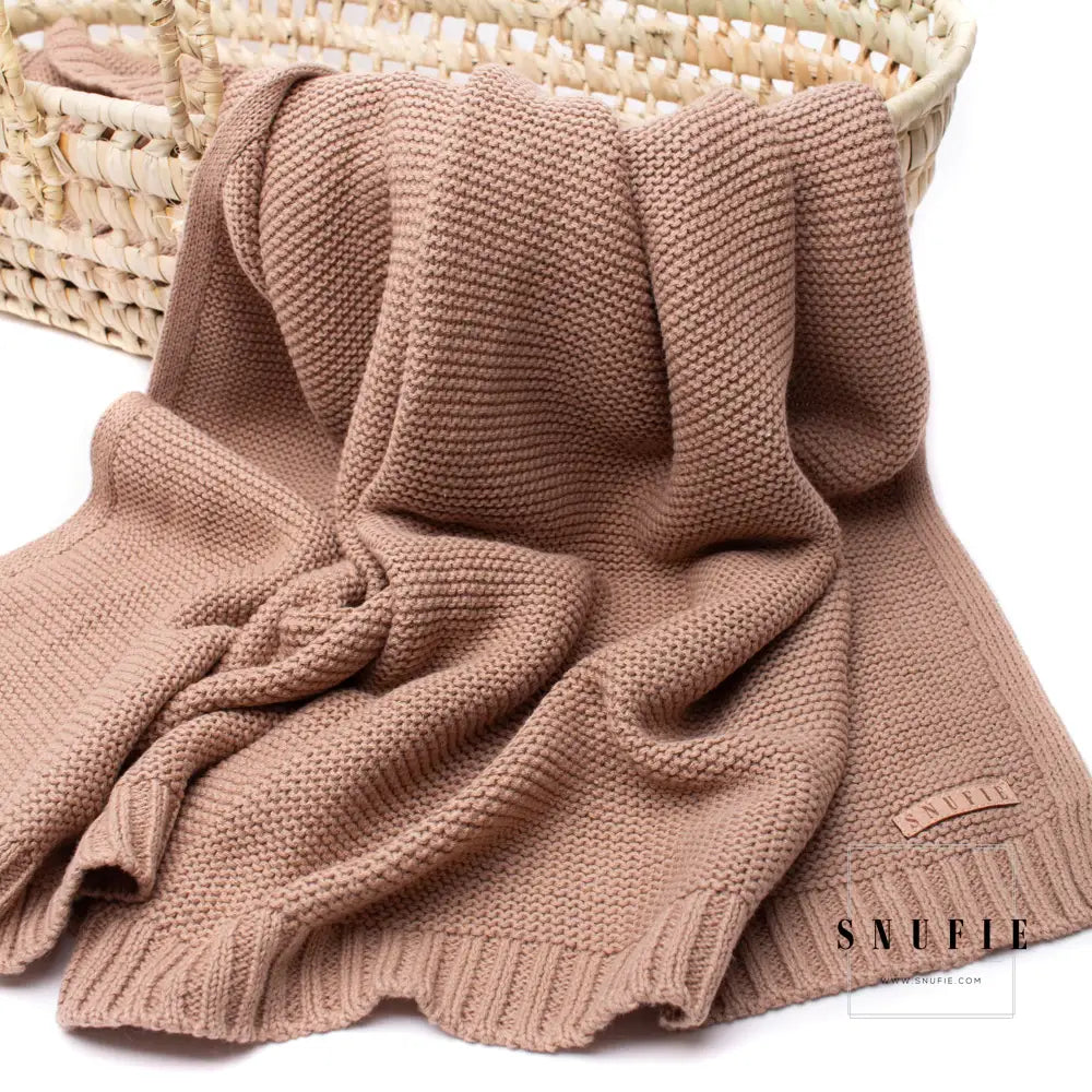 Knitted Baby Blanket (4 colour options)
