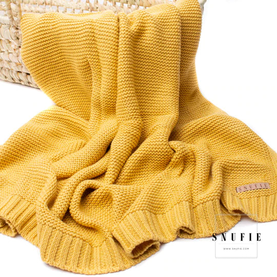 Knitted Baby Blanket (4 colour options)