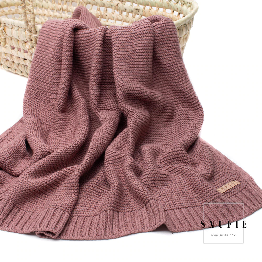 Knitted Baby Blanket (4 colour options)