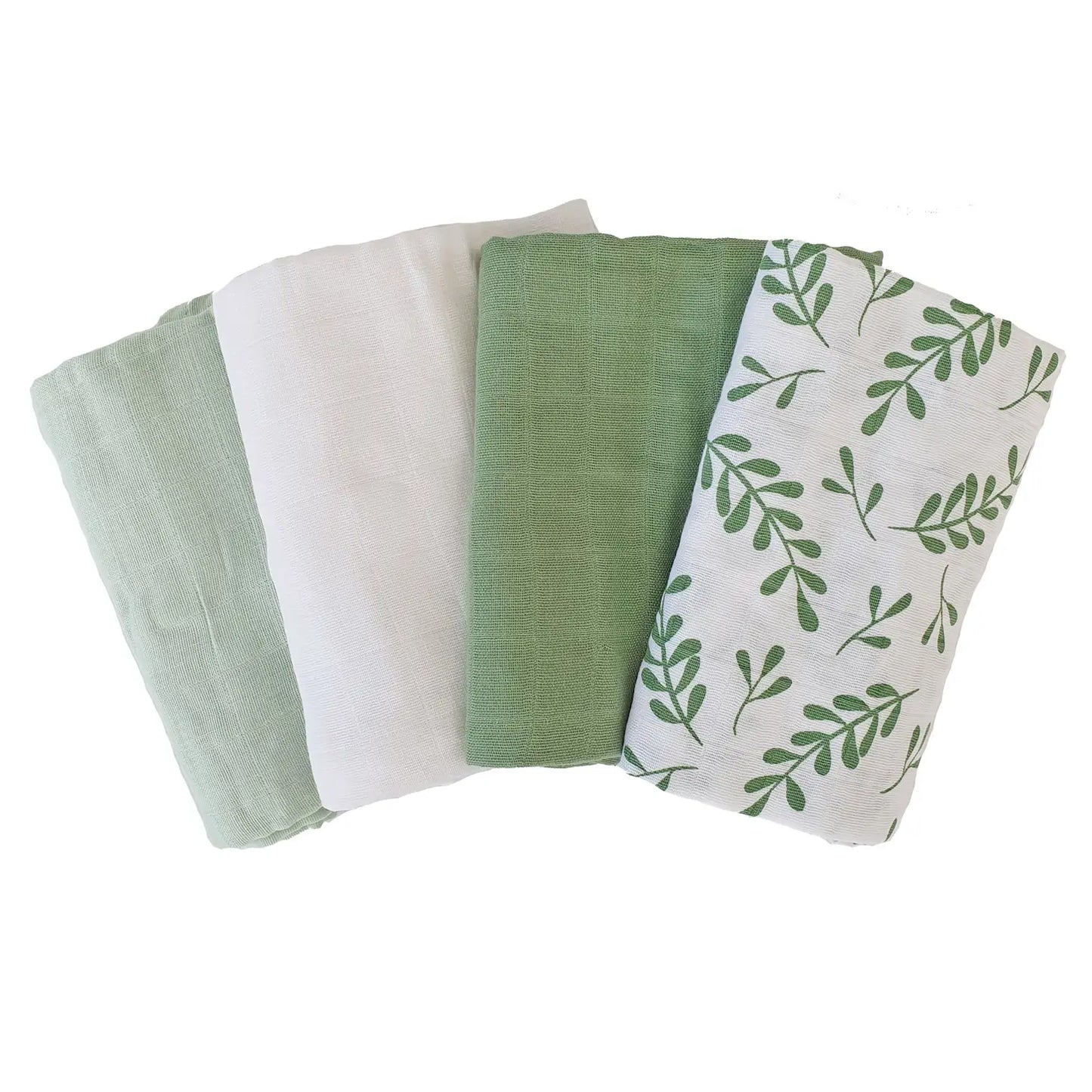 Organic Muslin 4-pack (3 colour options)