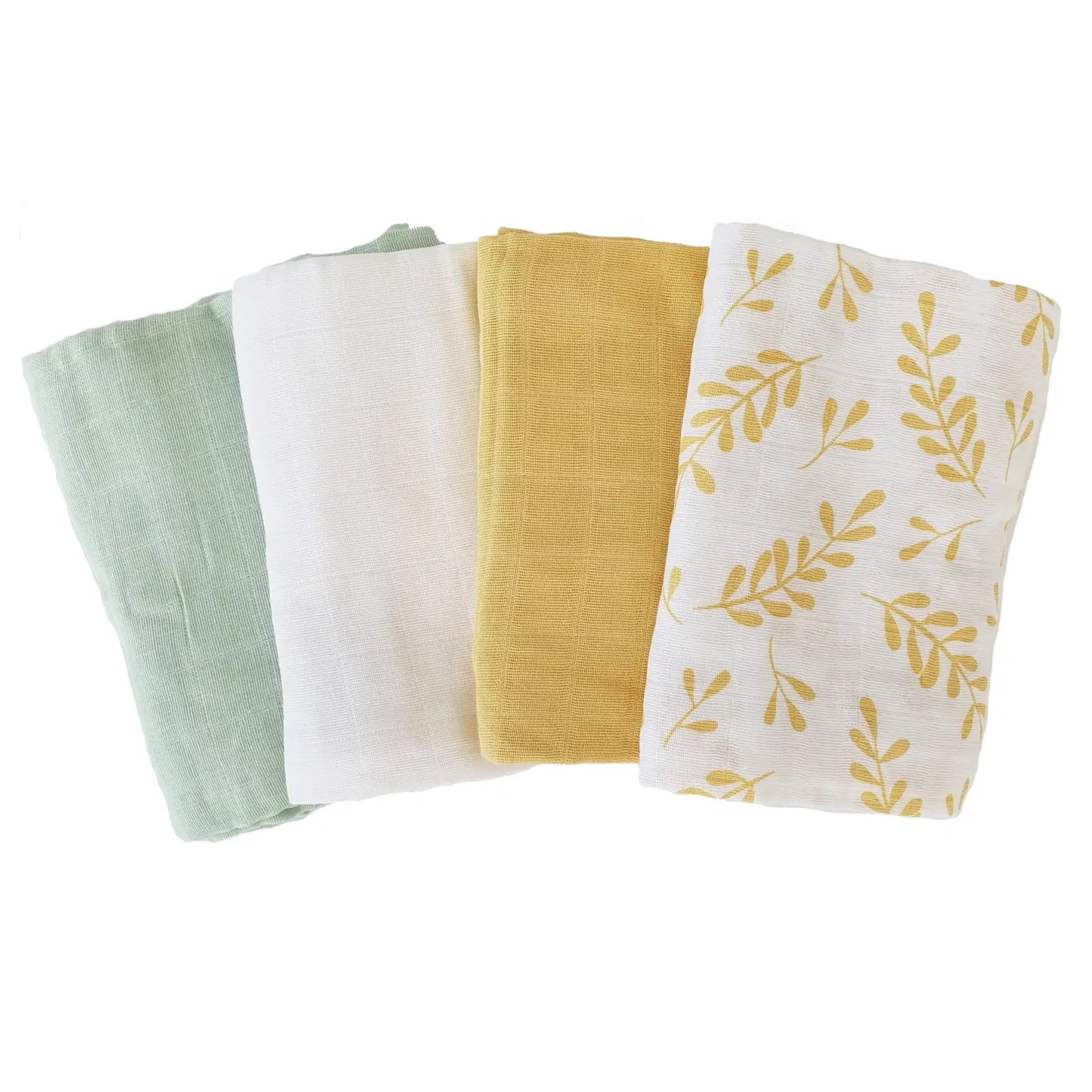 Organic Muslin 4-pack (3 colour options)